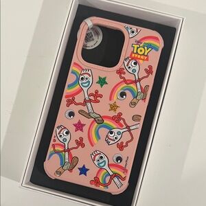 Casetify Toy Story Forky Rainbow Phone Case